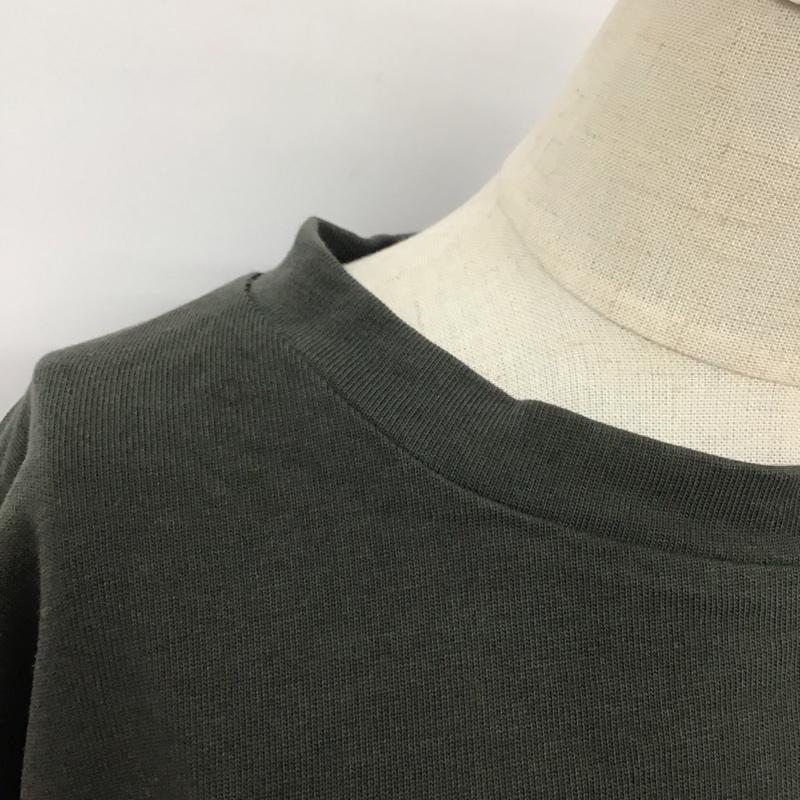 シテン CITEN Tシャツ 半袖 4257-137-0007 GIZAコットン ハーフスリーブ ヒュージTシャツ オーバーサイズ FREE 無地 チャコールグレー / チャコールグレー / レディース USED 古着 中古 10108275