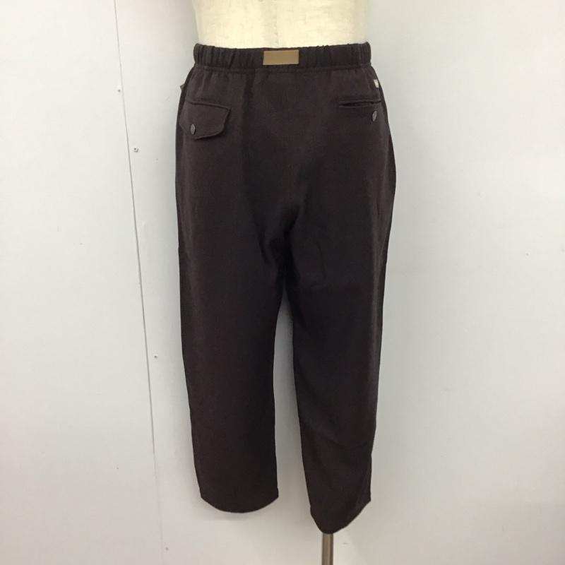 グラミチ GRAMICCI パンツ ワークパンツ、ペインターパンツ GMP4-F1007 Gramicci別注 WOOLLIKEDARTPANT ワイドパンツ S 無地 茶 / ブラウン /  メンズ USED 古着 中古 10122782