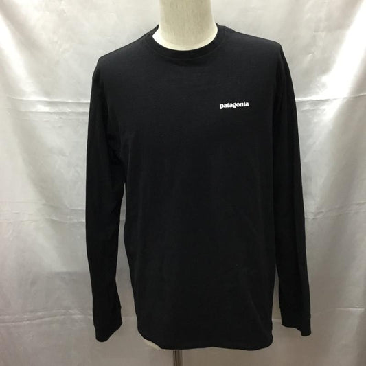 パタゴニア patagonia カットソー 長袖 38518sp21 LOGORESPONSIBILITEE 長袖カットソー プリントTシャツ M ロゴ、文字 黒 / ブラック /  メンズ USED 古着 中古 10108789