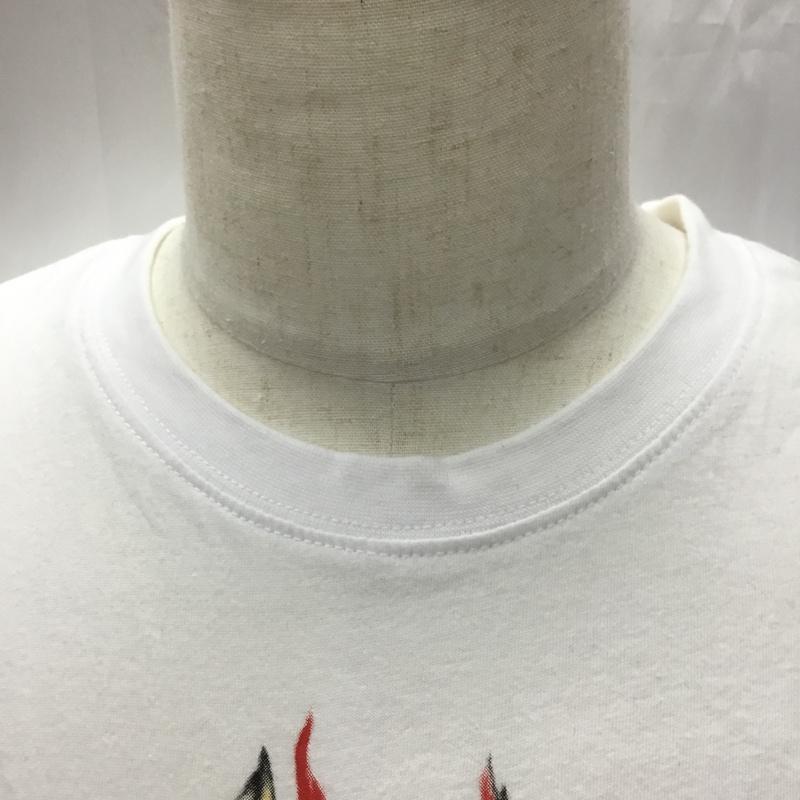 エレメント ELEMENT Tシャツ 半袖 半袖カットソー プリントTシャツ クルーネックカットソー ゴーストバスターズ L プリント 白 / ホワイト /  メンズ USED 古着 中古 10111299