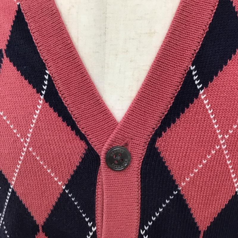 ブルックスブラザーズ BROOKS BROTHERS カーディガン 長袖 長袖ニットカーディガン 長袖カットソー ノーカラージャケット 前開カーディガン S チェック マルチカラー / マルチカラー / メンズ USED 古着 中古 10113616