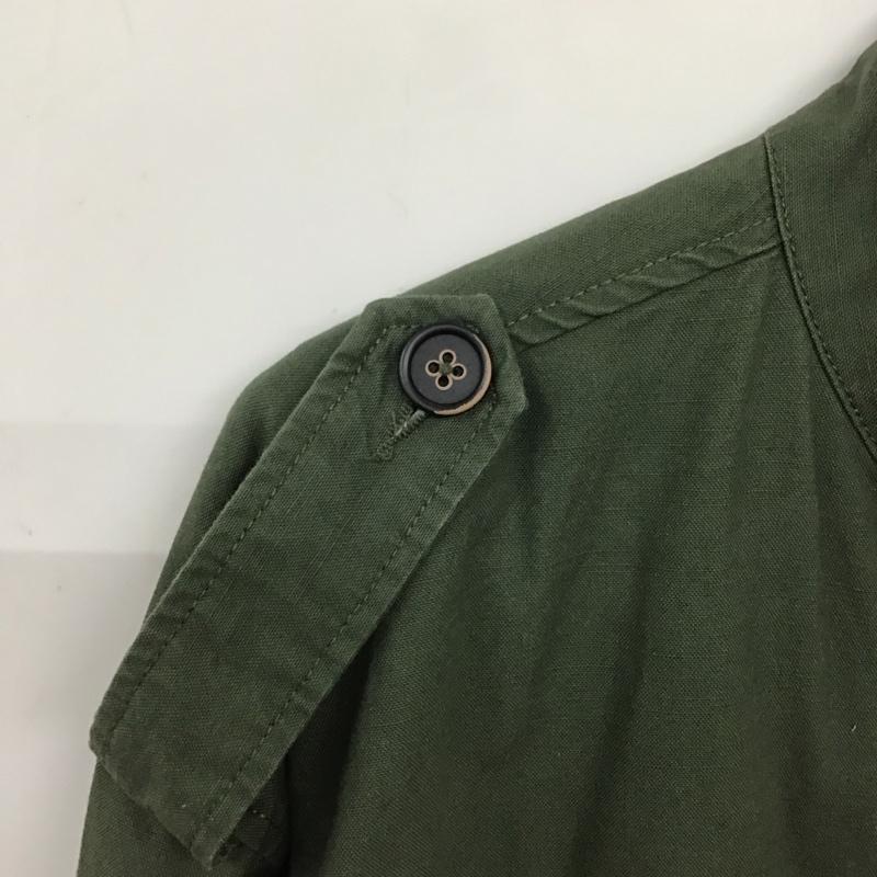 ザラ ZARA ジャケット、上着 ジャケット、ブレザー M 無地 カーキ / カーキ / レディース USED 古着 中古 10137217