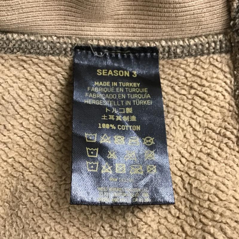 イージー YEEZY パーカー 長袖 長袖パーカー スウェット トレーナー タイダイ L 総柄 茶 / ブラウン / メンズ USED 古着 中古 10105539