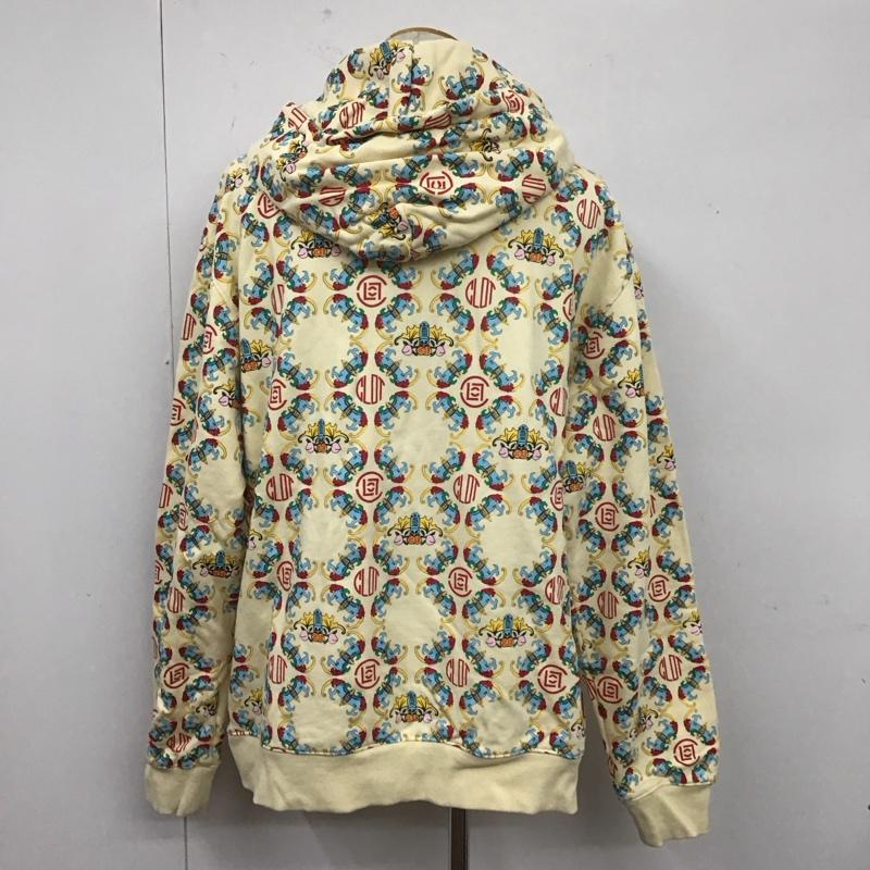 クロット アパレル CLOTAPPAREL パーカー 長袖 XL プリント アイボリー / アイボリー / メンズ USED 古着 中古 10106417