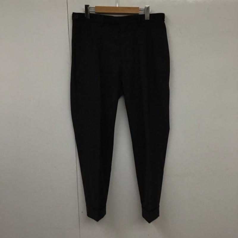 ビームス BEAMS パンツ スラックス スラックスパンツ ワイドパンツ センタータックパンツ L 無地 灰 / グレー / メンズ USED 古着 中古 10131483