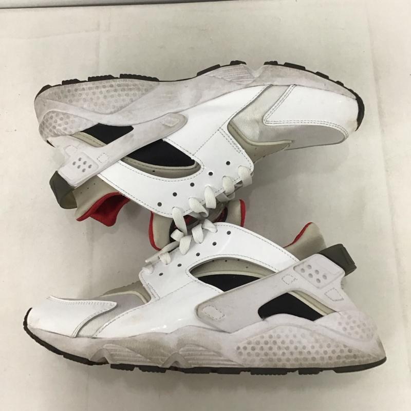 ナイキ NIKE スニーカー スニーカー DV6018-100 WMNS AIR HUARACHE エア ハラチ 28.5cm 箱有 28.5cm ロゴ、文字 白 / ホワイト / X 黒 / ブラック / X 赤 / レッド / メンズ USED 古着 中古 10139320