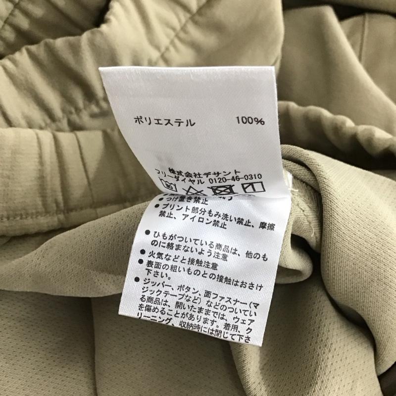 デサント DESCENTE ジャケット、上着 ジャンパー、ブルゾン 長袖パーカー フード長袖ジャケット ネックカラージップアップ プルオーバー 0 ロゴ、文字 ベージュ / ベージュ / メンズ USED 古着 中古 10106317