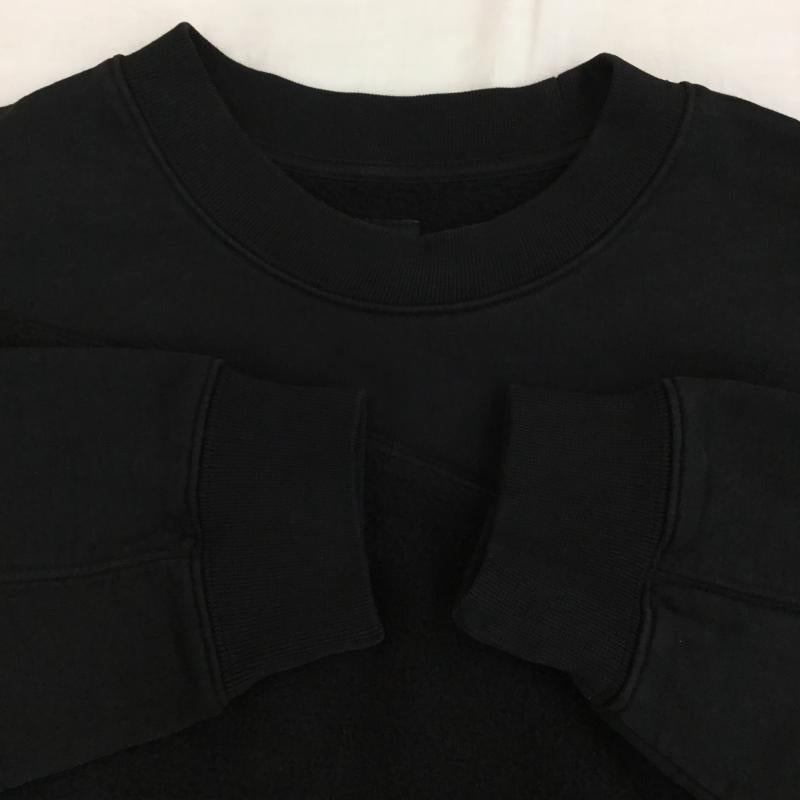 ブレインデット BRAIN DEAD トレーナー 長袖 Sunflower Paneled Crewneck L ワンポイント 黒 / ブラック / メンズ USED 古着 中古 10136079