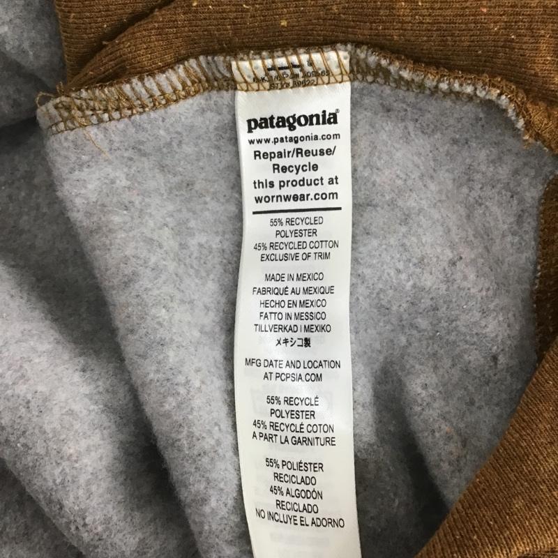 パタゴニア patagonia パーカー 長袖 フーディ L 無地 X プリント 茶 / ブラウン / メンズ USED 古着 中古 10105994