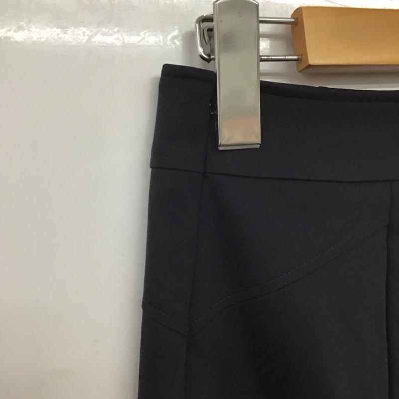 アンタイトル UNTITLED スカート ひざ丈スカート 1 無地 紺 / ネイビー / レディース USED 古着 中古 10138953