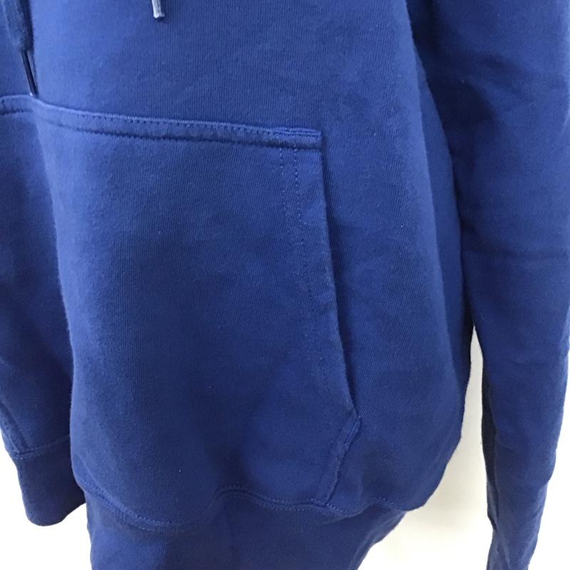 マークジェイコブス MARCJACOBS パーカー 長袖 M4007835 18 IDEA プルオーバー XS ロゴ、文字 青 / ブルー / レディース USED 古着 中古 10109644