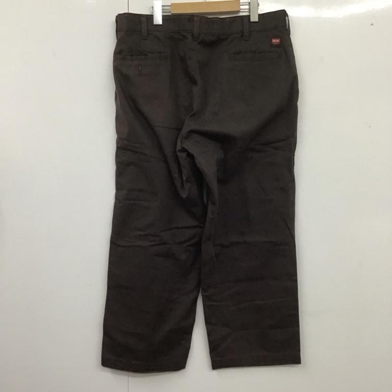 レッドキャップ RED KAP パンツ チノパン チノパン ワイドパンツ カジュアルパンツ 36インチ 無地 茶 / ブラウン /  メンズ USED 古着 中古 10126429
