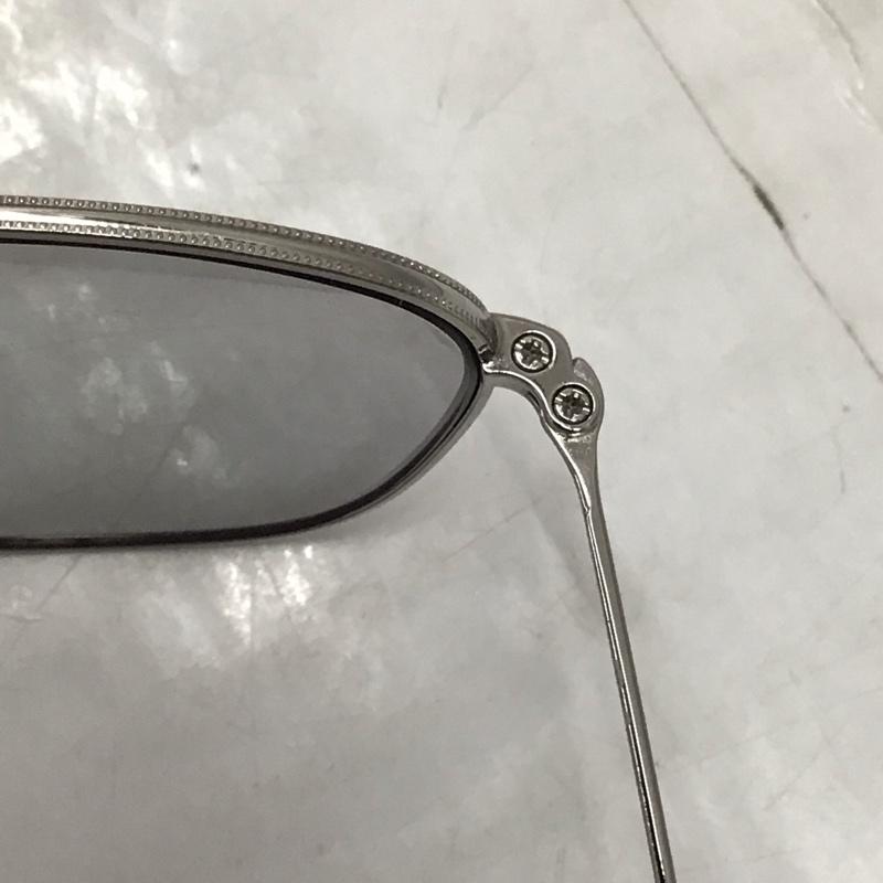 レイバン Ray-Ban めがね・サングラス めがね RB3857 FRANK カラーレンズ ケース付き 無地 銀 / シルバー / メンズ USED 古着 中古 10118205