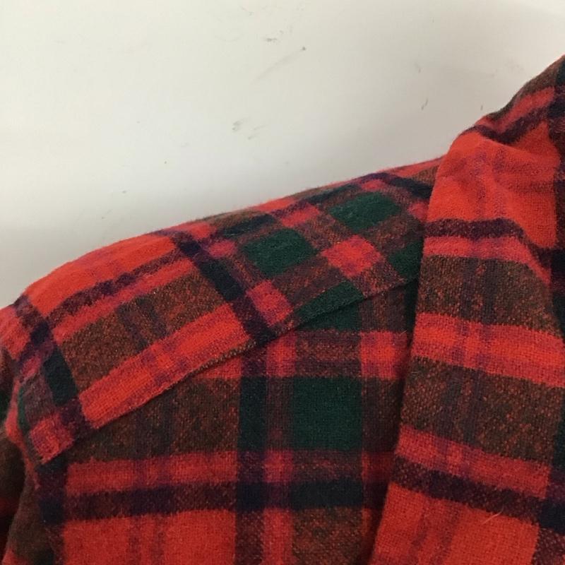 ペンドルトン PENDLETON シャツ、ブラウス 長袖 長袖シャツ カラーシャツ ポケットシャツ 長袖カットソー チェックシャツ 70s M チェック マルチカラー / マルチカラー /  メンズ USED 古着 中古 10109849