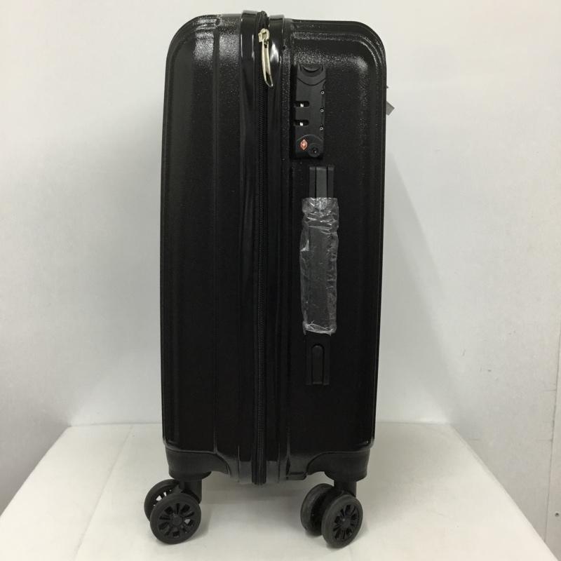 マキコーポレーション MAKI CORPORATION スーツケース、トランク スーツケース、トランク 5401-48 機内持込サイズ タグ付き キャリーケース 無地 黒 / ブラック / メンズ USED 古着 中古 10131642