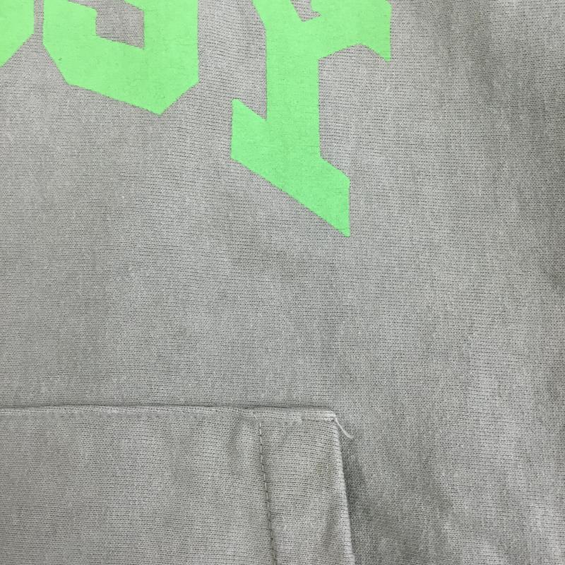 ステューシー STUSSY パーカー 長袖 BLOCK SPORT PIGMENT DYED HOODI L ロゴ、文字 黄緑 / イエローグリーン / X 薄緑 / ライトグリーン / メンズ USED 古着 中古 10136985