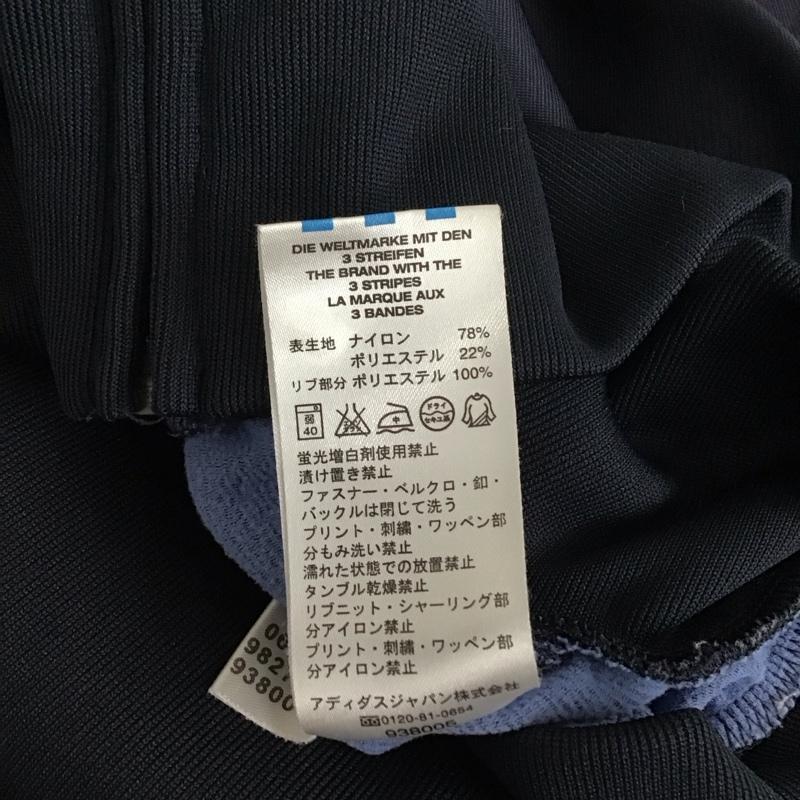 アディダス adidas ジャケット、上着 ジャケット、ブレザー トラックジャケット 00s L 無地 紺 / ネイビー / レディース USED 古着 中古 10131559
