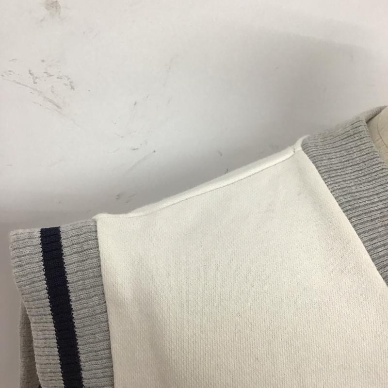 ザラ ZARA ベスト ベスト 7878 303 250 Vネック スウェット L ロゴ、文字 アイボリー / アイボリー / X 灰 / グレー / X 黒 / ブラック / メンズ USED 古着 中古 10109651