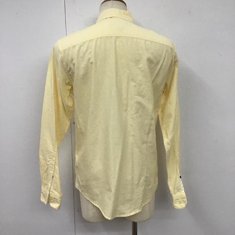 ティンバーランド Timberland シャツ、ブラウス 長袖 長袖シャツ カラーシャツ カジュアルシャツ 長袖カットソー M ロゴ、文字 黄 / イエロー /  メンズ USED 古着 中古 10113006