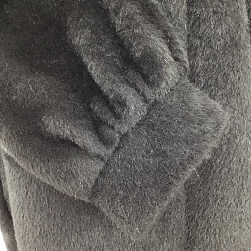 マックスマーラ MaxMara コート コート一般 ロングコート ロングジャケット カラージャケット アウター アルパカ 38 無地 黒 / ブラック / レディース USED 古着 中古 10118014