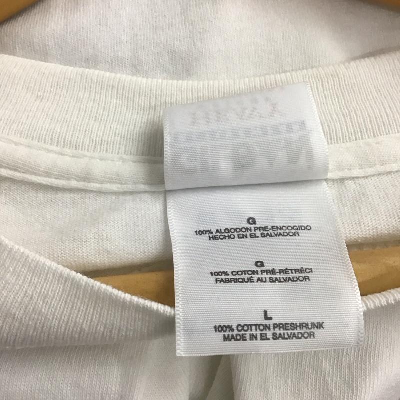 ギルダン GILDAN Tシャツ 半袖 半袖カットソー プリントTシャツ クルーネックカットソー vans warped tour 2001 L ロゴ、文字 白 / ホワイト / メンズ USED 古着 中古 10137160