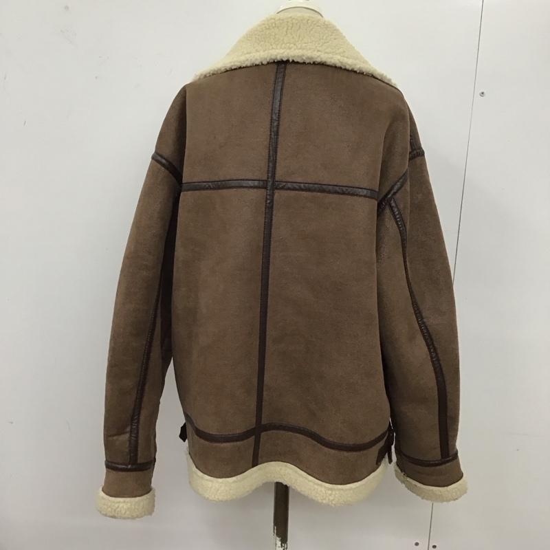 メルロー merlot ジャケット、上着 ジャンパー、ブルゾン ジップアップジャケット ジャンパー ジャケット カジュアルジャケット アウター M 無地 茶 / ブラウン / レディース USED 古着 中古 10123738