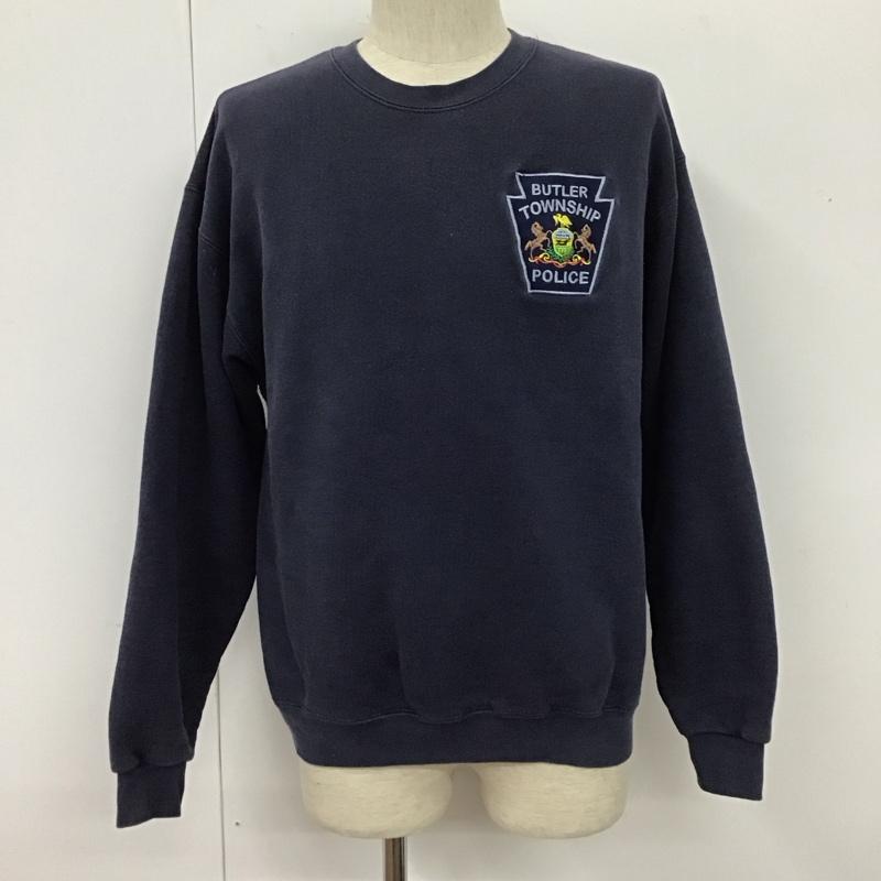 リー Lee トレーナー 長袖 90年代 スウェット 裏起毛 刺繍 紺 / ネイビー / メンズ USED 古着 中古 10109755