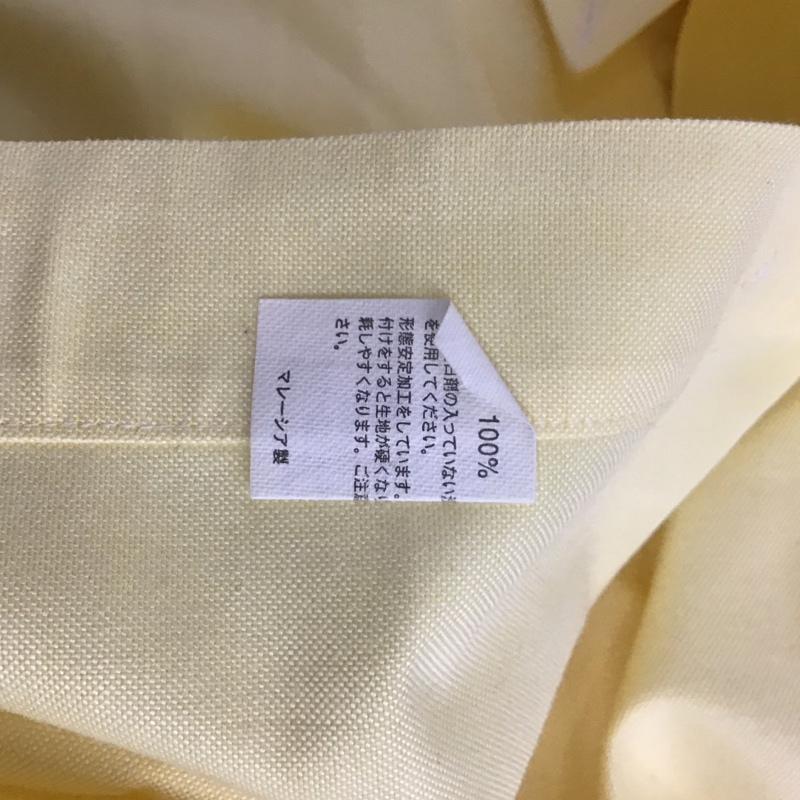 ブルックスブラザーズ BROOKS BROTHERS シャツ、ブラウス 長袖 ボタンダウン コットン 無地 橙 / オレンジ / メンズ USED 古着 中古 10111181