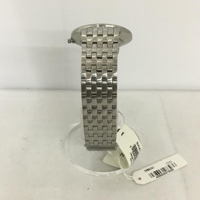 スカーゲン SKAGEN 腕時計 アナログ(クォーツ式) SKW6247 箱有 ロゴ、文字 銀 / シルバー / メンズ USED 古着 中古 10127057