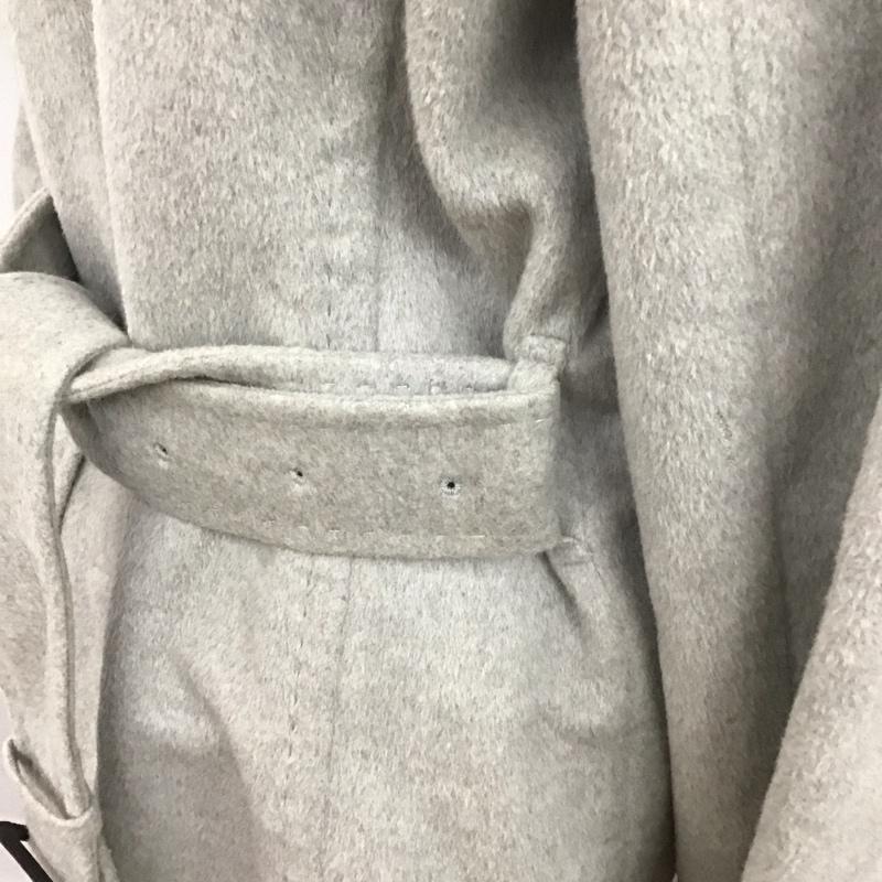 バーバリーロンドン Burberry London コート コート一般 コート カラージャケット アウター アンゴラコート 40 無地 灰 / グレー / レディース USED 古着 中古 10107382