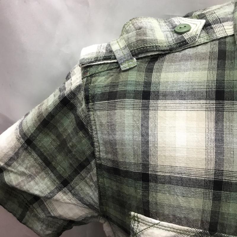 ディーゼル DIESEL シャツ、ブラウス 半袖 半袖シャツ カラーシャツ 半袖カットソー チェックシャツ S チェック マルチカラー / マルチカラー /  メンズ USED 古着 中古 10108524