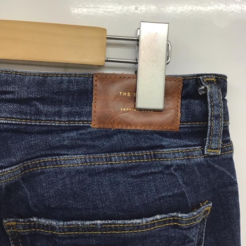 ザラ ZARA パンツ デニム、ジーンズ 38 無地 インディゴ / インディゴ / レディース USED 古着 中古 10137886