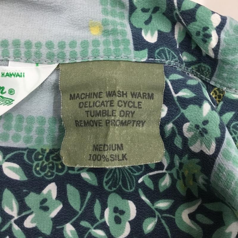 古着 USED シャツ、ブラウス 半袖 半袖シャツ カラーシャツ 半袖カットソー アロハシャツ M 総柄 X 花柄 マルチカラー / マルチカラー / メンズ USED 古着 中古 10106434