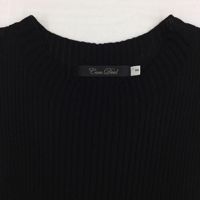 ココ ディール COCO DEAL ワンピース ロングスカート 2 花柄 黒 / ブラック / レディース USED 古着 中古 10134732