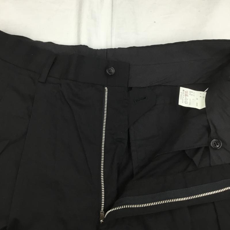 コムデギャルソンオム COMME des GARCONS HOMME パンツ スラックス L 無地 黒 / ブラック / メンズ USED 古着 中古 10128854