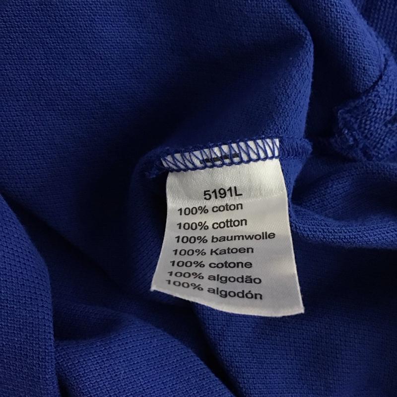 ラコステ LACOSTE ポロシャツ 半袖 半袖ポロシャツ カラーシャツ 半袖カットソー 3 ロゴ、文字 青 / ブルー / メンズ USED 古着 中古 10146438