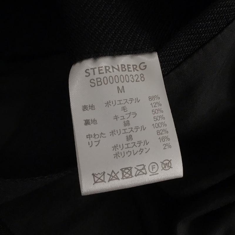 スタンバーグ STERNBERG ジャケット、上着 ジャンパー、ブルゾン ジップアップジャケット アウター ノーカラージャケット M 無地 黒 / ブラック / メンズ USED 古着 中古 10141279