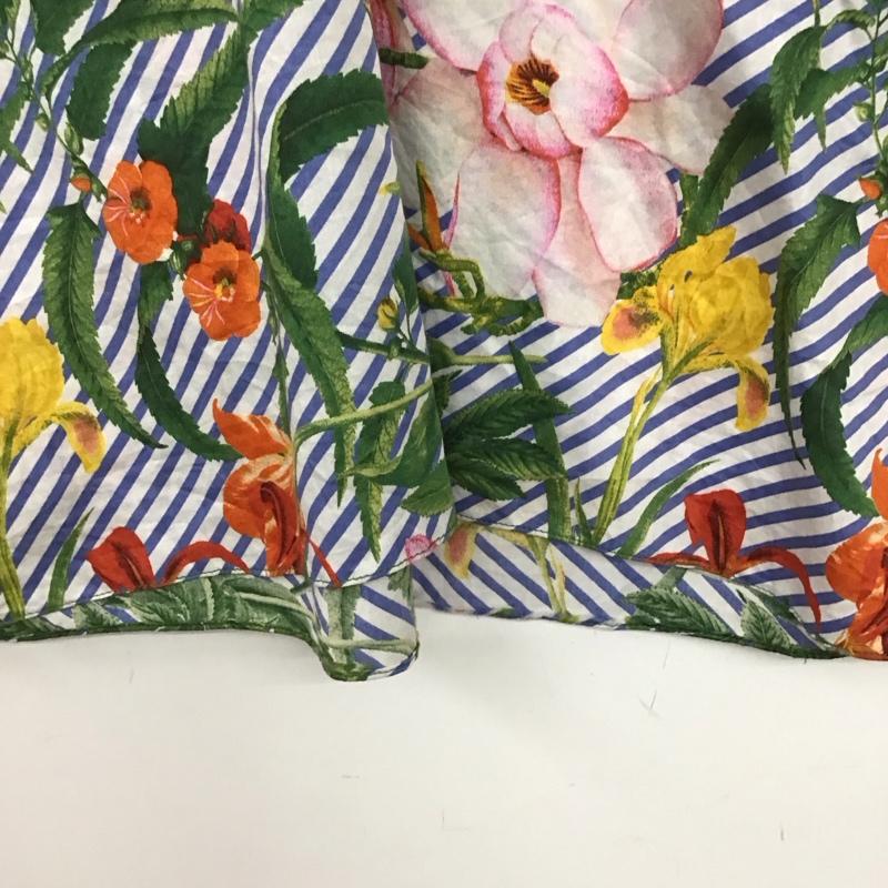 ザラ ZARA カットソー 半袖 2132/751/712 S 総柄 マルチカラー / マルチカラー / レディース USED 古着 中古 10133679