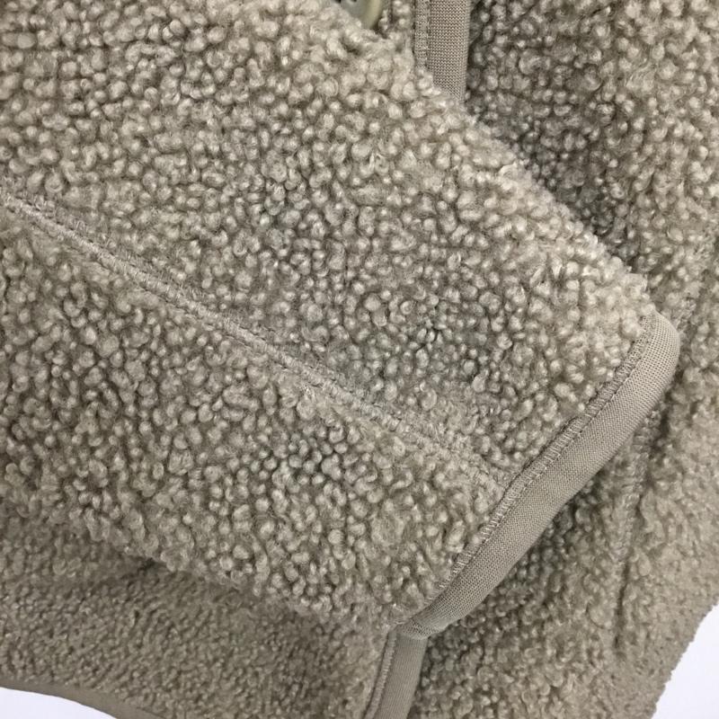 ユニクロ UNIQLO ジャケット、上着 ジャケット、ブレザー 241-408760 フリースノーカラージャケット アウター 長袖ジャケット L 無地 茶 / ブラウン / レディース USED 古着 中古 10110301