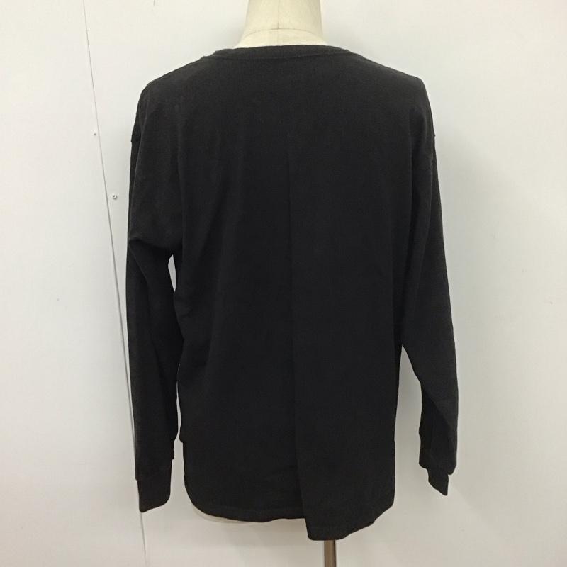 ハーレー Hurley カットソー 長袖 長袖カットソー クルーネックカットソー ロングスリーブカットソー M ロゴ、文字 黒 / ブラック /  メンズ USED 古着 中古 10110873