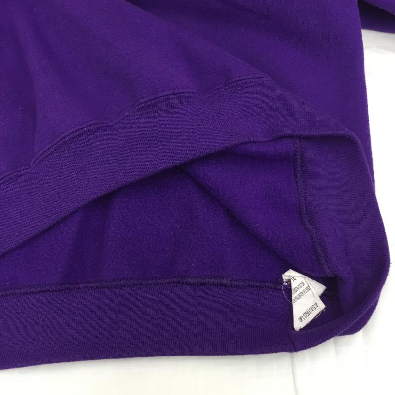 フルーツオブザルーム FRUIT OF THE LOOM トレーナー 長袖 XL 無地 紫 / パープル / メンズ USED 古着 中古 10135948