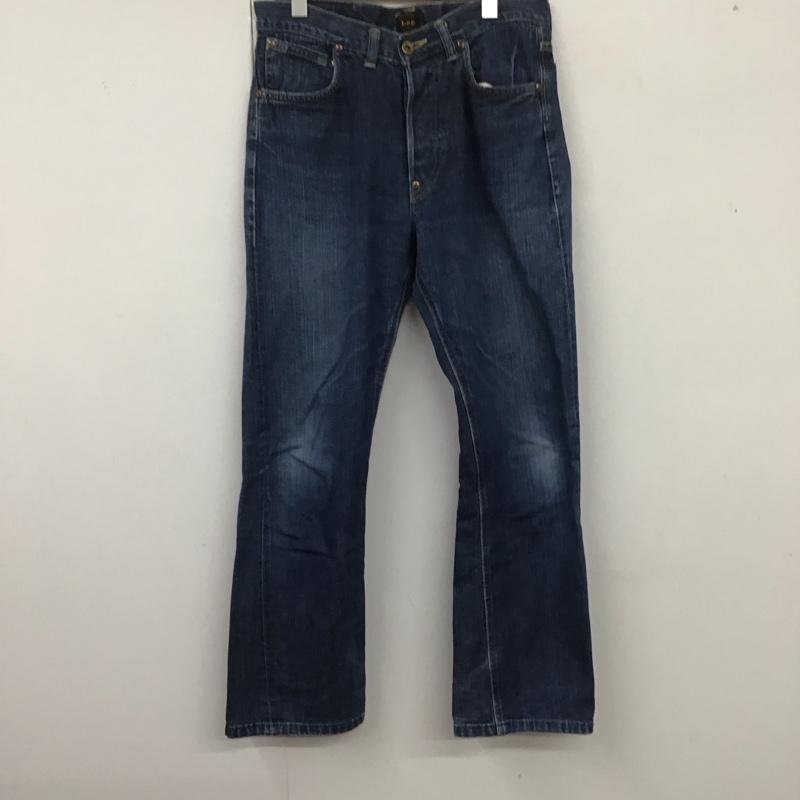 リー Lee パンツ デニム、ジーンズ デニムパンツ スリムパンツ カジュアルパンツ 90s 復刻セルビッチ 31インチ 無地 インディゴ / インディゴ /  メンズ USED 古着 中古 10126651
