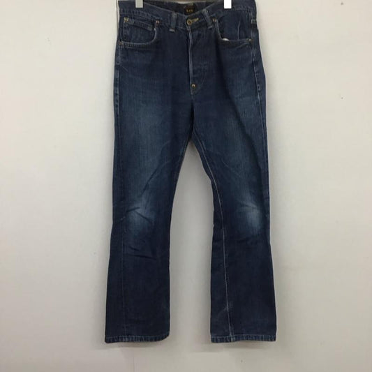 リー Lee パンツ デニム、ジーンズ デニムパンツ スリムパンツ カジュアルパンツ 90s 復刻セルビッチ 31インチ 無地 インディゴ / インディゴ /  メンズ USED 古着 中古 10126651