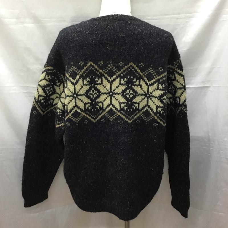 アバクロンビーアンドフィッチ ABERCROMBIE&FITCH ニット、セーター 長袖 長袖ニットカットソー ニット セーター クルーネックニット L ロゴ、文字 マルチカラー / マルチカラー / メンズ USED 古着 中古 10120450