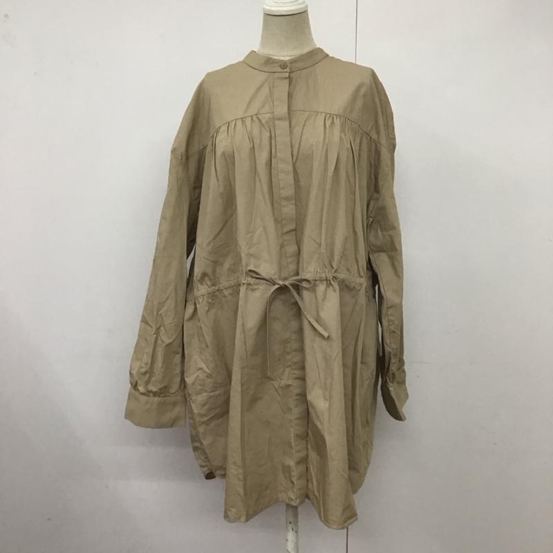 ザラ ZARA シャツ、ブラウス 長袖 S 無地 ベージュ / ベージュ / レディース USED 古着 中古 10124434