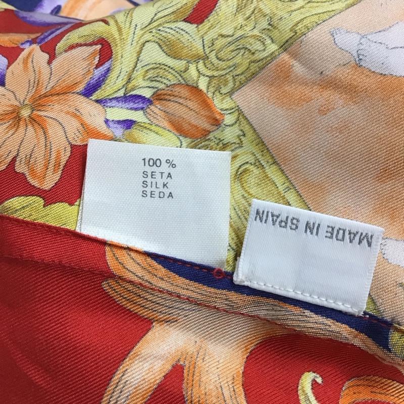 ヴェルサーチ VERSACE シャツ、ブラウス 半袖 08304255 V2 シルク 開襟 オープンカラー M 総柄 マルチカラー / マルチカラー / メンズ USED 古着 中古 10120188