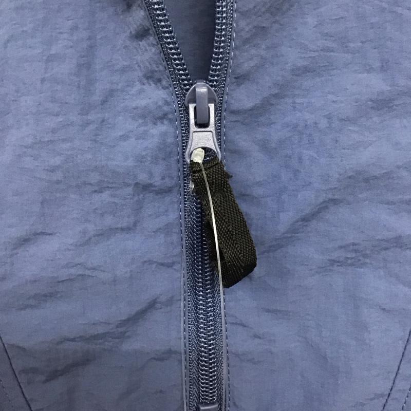 コウロ COURO パーカー 長袖 長袖パーカー ナイロンジャケットパーカー アウター L 無地 青 / ブルー / レディース USED 古着 中古 10136444