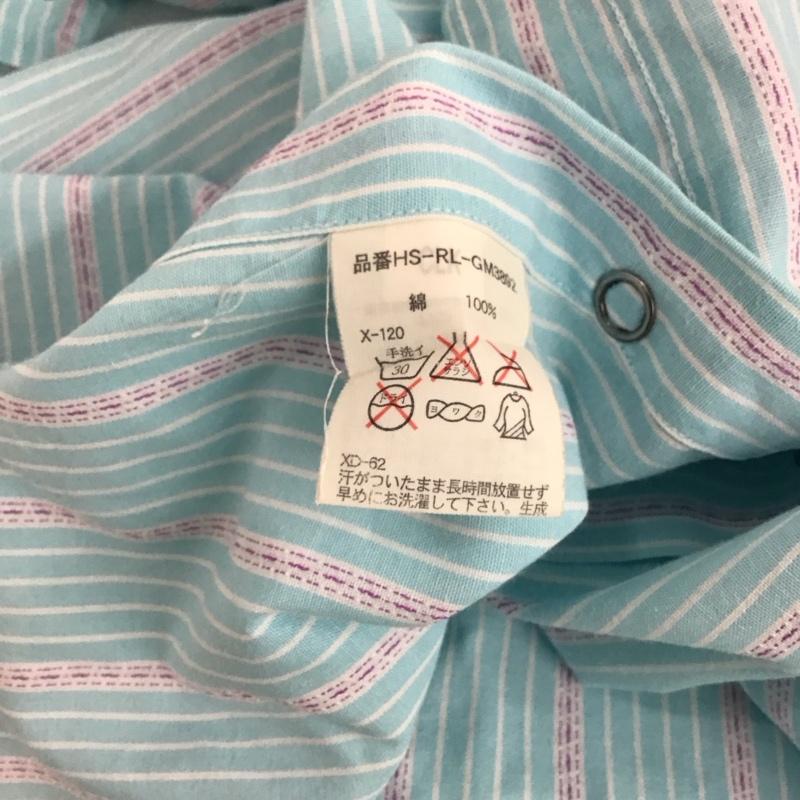 ポロバイラルフローレン Polo by RALPH LAUREN シャツ、ブラウス 半袖 半袖シャツ カラーシャツ 半袖カットソー ストライプシャツ L ストライプ マルチカラー / マルチカラー /  メンズ USED 古着 中古 10112799