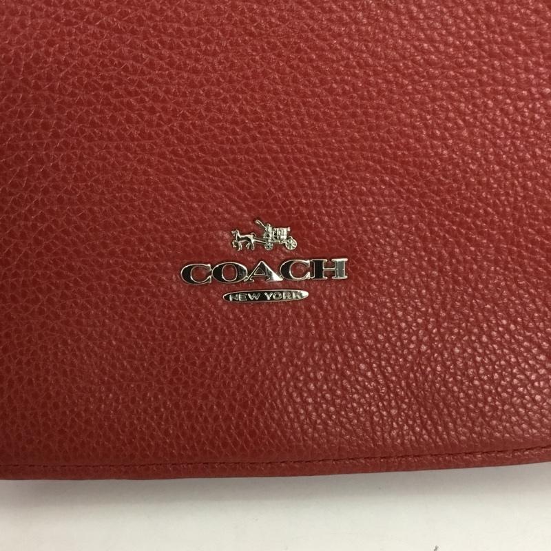 コーチ COACH ショルダーバッグ ショルダーバッグ G1680 56819 2WAY ハンドバッグ ロゴ、文字 赤 / レッド / レディース USED 古着 中古 10124412