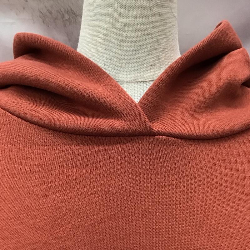 ザラ ZARA パーカー 長袖 3199 629 913 フーディー 裏起毛 XL 無地 赤 / レッド / レディース USED 古着 中古 10118451